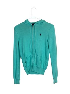 Ralph Lauren sport sweater jacket size small preppy horse logo size small